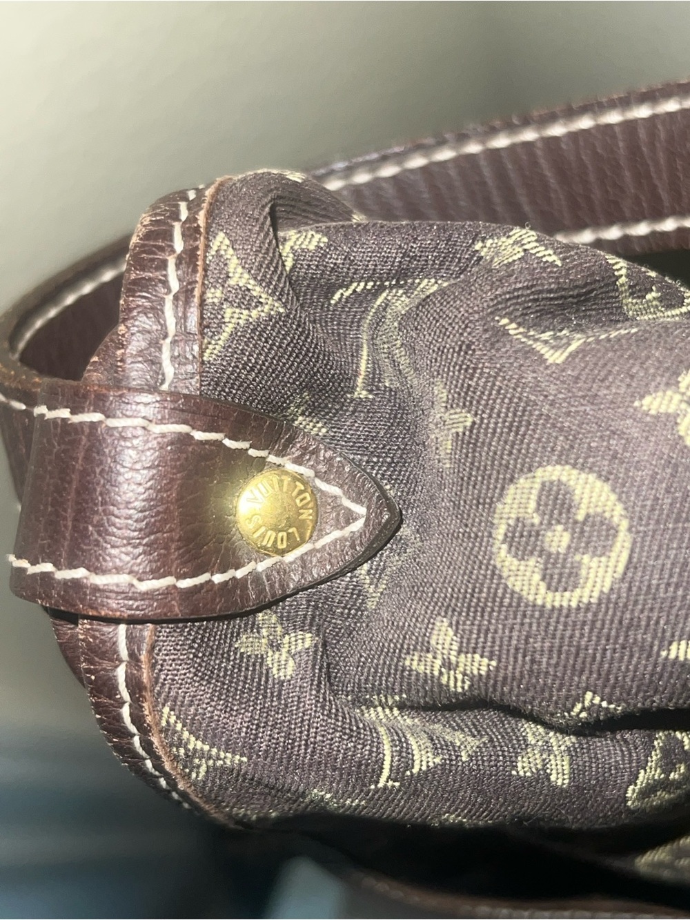 Louis Vuitton Brown Monogram Adjustable Strap Crossbody mini Lin Samur 25 - Picture 4 of 16